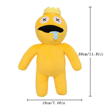 Rainbow Friends Plush Toy Doors Figure Cartoon Doll Kawaii Blue Monster Soft Stuffed Animal Toys Children Christmas Gifts