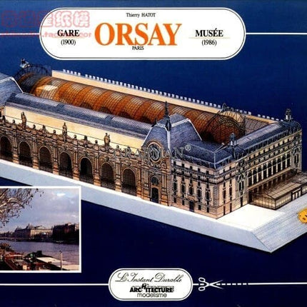 Cathedral Castle Architecture Series LInstant Retro Hand-painted Paper Model DIY Handmade Toy