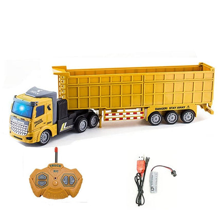 RC Engineering Car RC CAR Tractor Electric heavy transport truck Dump Truck Boy Remote Control Traffic Car Model Toy