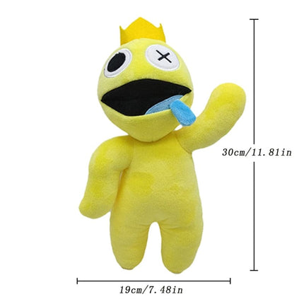 Rainbow Friends Plush Toy Doors Figure Cartoon Doll Kawaii Blue Monster Soft Stuffed Animal Toys Children Christmas Gifts