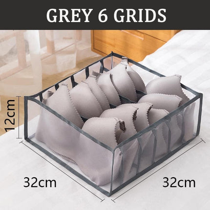 Underwear Bra Organizer Storage Box Panties Socks Storage Boxes Wardrobe Clothes Organizer Drawers Separator Boxes