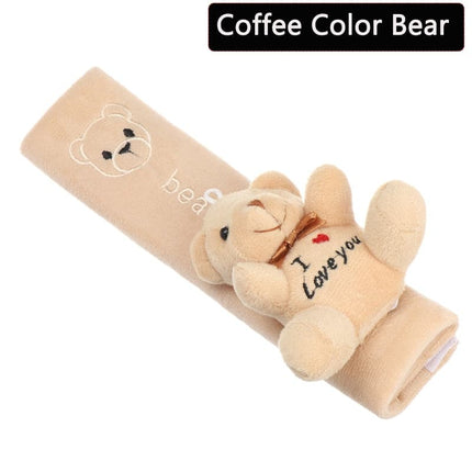 Soft Car Seat Belt Shoulder Guard, Cute Cartoon Safety Seat Cover, Child Seat Belt Protection Plush Stuffing