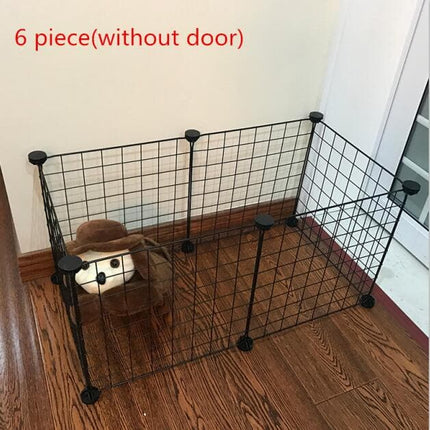 Foldable Pet Playpen Iron Fence Puppy Kennel House Exercise Training Puppy Kitten Space Dogs Supplies rabbits guinea pig Cage