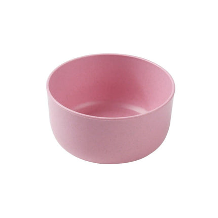 1PCS Bowl Colorful Household Kitchen Fruit Vegetable Bowl Safe  Fiber Dessert Salad Rice Bowl