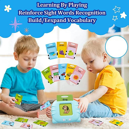 Kids Sight Words Games Talking Flash Cards Learning English Machine Education Electronic Book Toddlers 2-6 Years Reading Gadget