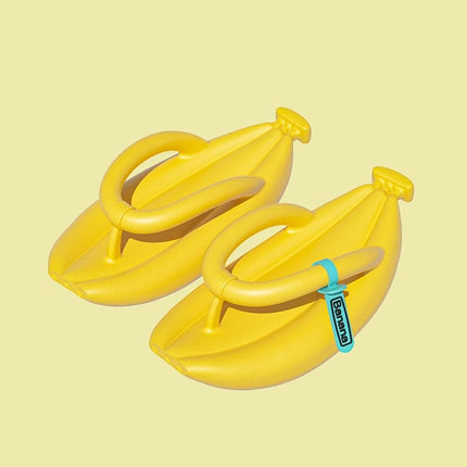 2023 New Banana Flip Flops For Men Women Summer Slipper Thick Sole Non-Slip Beach Sandals Bathroom Couple Funny Banana Slides