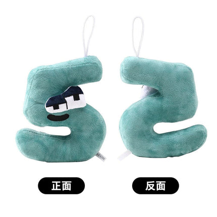 Alphabet Lore Plush Toys English Numbr Letter Stuffed Animal Plushie Doll Toys Gift For Kid Children Educational Birthday Gifts