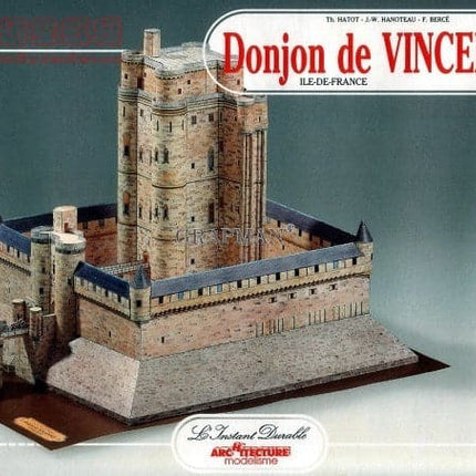 Cathedral Castle Architecture Series LInstant Retro Hand-painted Paper Model DIY Handmade Toy