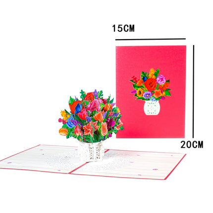 Happy Mothers Day Greeting Card Pop Up 3D Gift for Mom