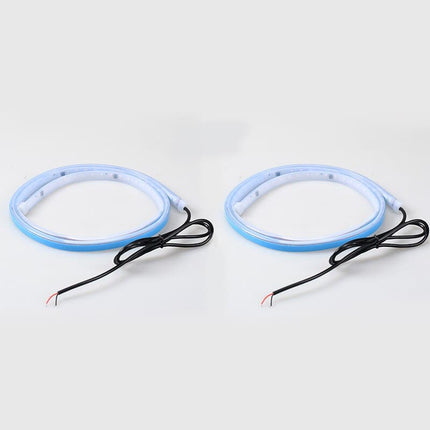2pcs LED Car Door Opening Warning Atmosphere Light Strip 120cm Decoration Welcome Decor Ambient Lamp Safety Auto Accessories 12v