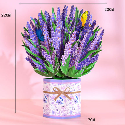 Happy Mothers Day Greeting Card Pop Up 3D Gift for Mom