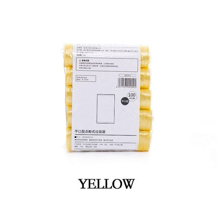 5 Rolls 100Pcs Household Disposable Trash Pouch Kitchen Storage Garbage Bags Cleaning Waste Bag Plastic Bag