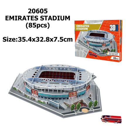 Miniature Football Field 3D DIY Puzzle World Famous Stadiums Models Football Game Peripheral Toys Fans Birthday Toys Gifts DDJ