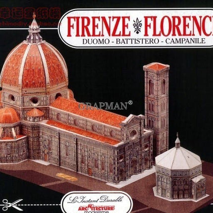 Cathedral Castle Architecture Series LInstant Retro Hand-painted Paper Model DIY Handmade Toy