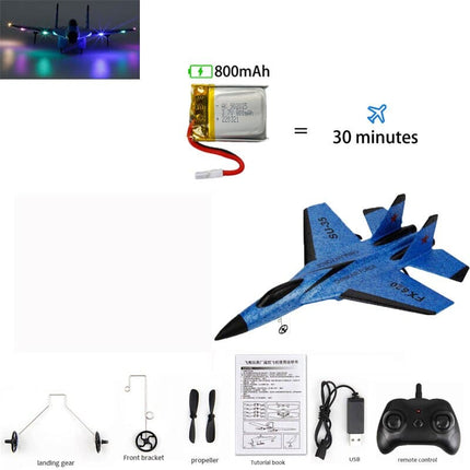 800mAh SU-35 Enhanced Edition Large Battery RC Plane Avion RC Flying Model Gliders Kids Remote Control Airplane Child Toys Gifts