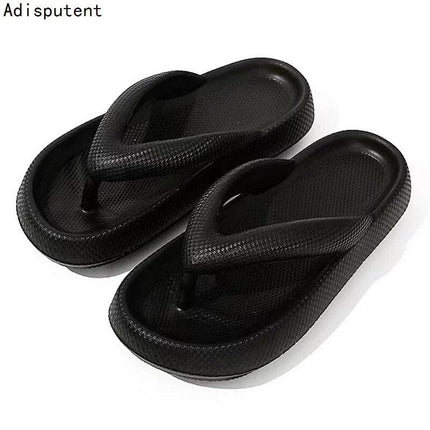 Wedge Heels Flip Flops Women Slippers Summer Thick Bottom Sandals Platform Slippers Soft Fashion Shoes Non-Slip Beach Slides