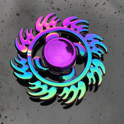 Metal Rainbow Fidget Spinner EDC Hand Spinner Anti-Anxiety Toy for Spinners Focus Relief Stress ADHD Finger Spinner Kids Toys