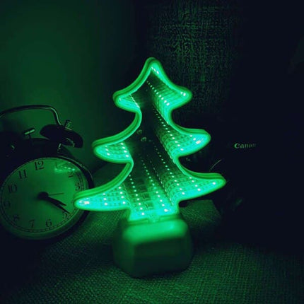 Night Light Tunnel Lamps Infinity Mirror Lights LED Night Lamp Cute 3D Heart Creative Novelty Cactus Unicorn For Home Led