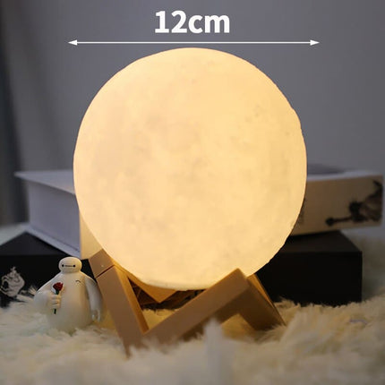 3D Moon Night Light Galaxy Starry Table Lamps Portable LED Lamp Romantic Decorative Lighting Kids Room Ornament Creative Decor