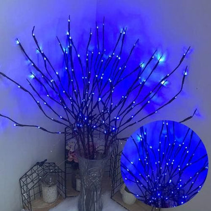 Christmas 20LEDs Willow Branch Lamp Strings Light Wedding Party Tree Decoration Artificial Plants Tree Branch Light