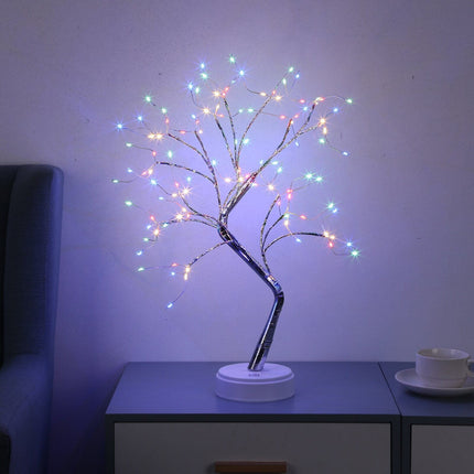 Tabletop Bonsai Tree Light Branch USB LED Lamp for Party Wedding Festival Home Decor LED Copper Wire Lamp