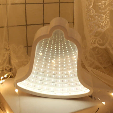Night Light Tunnel Lamps Infinity Mirror Lights LED Night Lamp Cute 3D Heart Creative Novelty Cactus Unicorn For Home Led