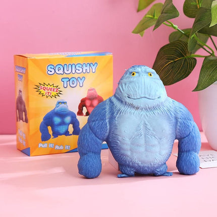 Novel Design Animal Gorilla Stretch Toy Anxiety Soothing Fidget Decompression Fun Monkey Gorilla Decompression Squeeze Toy