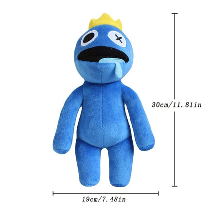 Rainbow Friends Plush Toy Doors Figure Cartoon Doll Kawaii Blue Monster Soft Stuffed Animal Toys Children Christmas Gifts