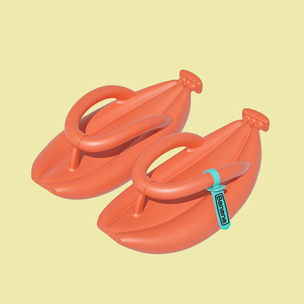 2023 New Banana Flip Flops For Men Women Summer Slipper Thick Sole Non-Slip Beach Sandals Bathroom Couple Funny Banana Slides