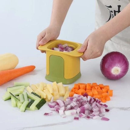 Multifunctional Vegetable Chopper French Fries Cutter Household Hand Pressure Onion Dicer Cucumber Potato Slicer Kitchen Tools