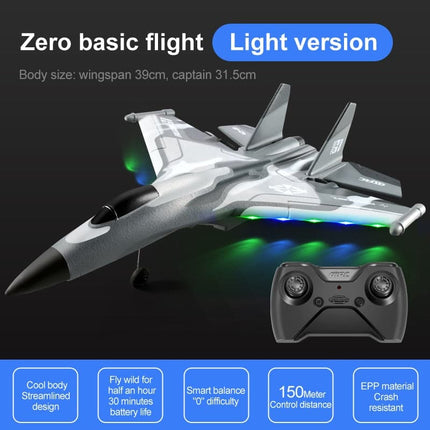 RC Glider Toy Big Size 2.4GHz 2CH Foam EPP Material Folding Wing Low Power Outdoor Remote Control Airplane Toy For Children New