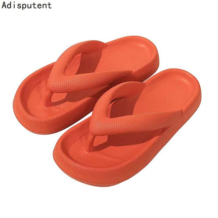 Wedge Heels Flip Flops Women Slippers Summer Thick Bottom Sandals Platform Slippers Soft Fashion Shoes Non-Slip Beach Slides