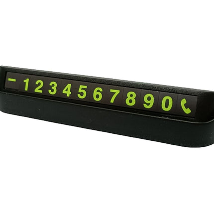 Luminous Car Temporary Parking Card Car Phone Number Card Car Sticker Phone Number Hidden Stop Sign Card