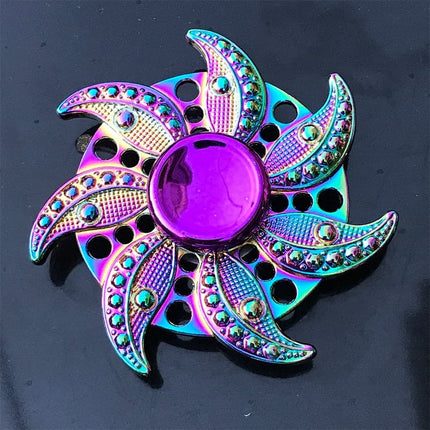 Metal Rainbow Fidget Spinner EDC Hand Spinner Anti-Anxiety Toy for Spinners Focus Relief Stress ADHD Finger Spinner Kids Toys