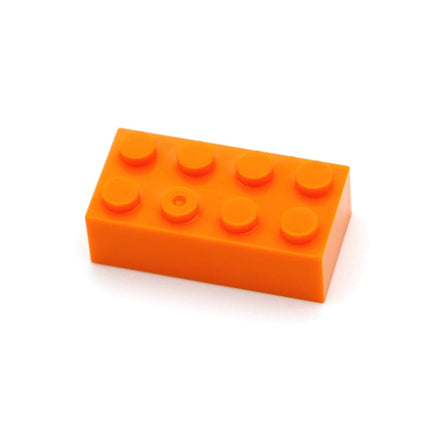 40pcs DIY Building Blocks Thick Figures Bricks 2x4 Dots Educational Creative Size Compatible With 3001 Plastic Toys for Children