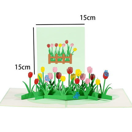 Happy Mothers Day Greeting Card Pop Up 3D Gift for Mom