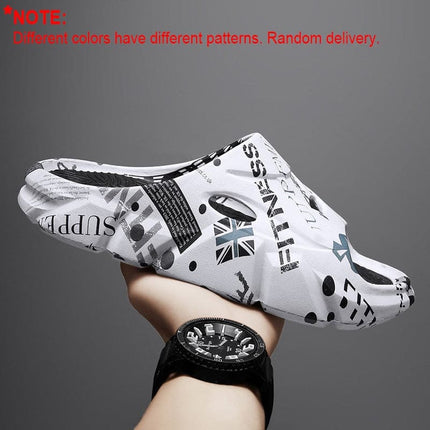 Men's Slippers Summer Fashion Slip-on Beach Slippers Men's Casual Camouflage Shoes EVA Thick Bottom Anti-slip Flip Flops
