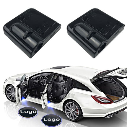 1PC Universal Led Car Door Welcome Custom Logo Night Lights LED Courtesy Laser Projector Ghost Shadow Lamp Car Accessories Kits