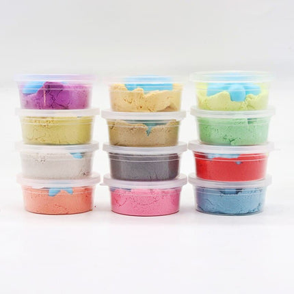 50ml Magic Dynamic Sand Toys Clay Super Colored Soft Slime Space Play Sand Antistress Supplies Educational Toys for Kids