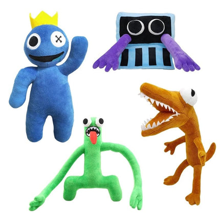 Rainbow Friends Plush Toy Doors Figure Cartoon Doll Kawaii Blue Monster Soft Stuffed Animal Toys Children Christmas Gifts