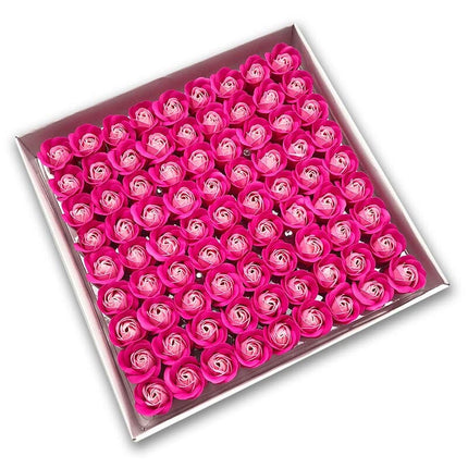 81Pcs Artificial Soap Flower Rose Flower Head Decor Flower Box Essential Wedding Bouquet Valentine'S DayGift Holding Flower Gift