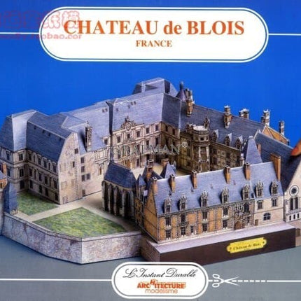 Cathedral Castle Architecture Series LInstant Retro Hand-painted Paper Model DIY Handmade Toy