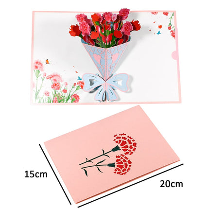 Happy Mothers Day Greeting Card Pop Up 3D Gift for Mom