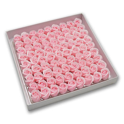 81Pcs Artificial Soap Flower Rose Flower Head Decor Flower Box Essential Wedding Bouquet Valentine'S DayGift Holding Flower Gift