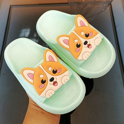 Pink Rabbit Children's Slippers Summer Non-slip Bath Cartoon Household Children Bunny Slipper for Teenage Girls and Boys Slipper