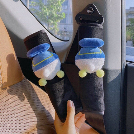 Car Accessories Decorate Seat Belt Cover Shoulder Strap Harness Cushion Cartoon Cloud Car Seatbelt Shoulder Pad Protector