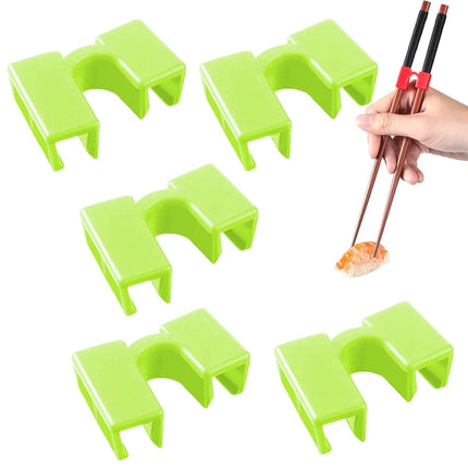 5PCS Reusable Chopstick Helpers Training Chinese Chopsticks Trainer Holder for Adouts Beginner Trainers or Learner
