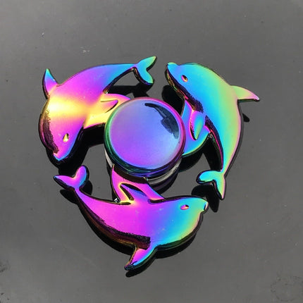 Metal Rainbow Fidget Spinner EDC Hand Spinner Anti-Anxiety Toy for Spinners Focus Relief Stress ADHD Finger Spinner Kids Toys