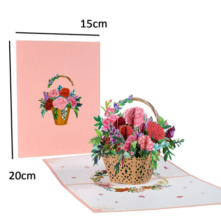 Happy Mothers Day Greeting Card Pop Up 3D Gift for Mom