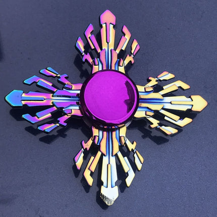 Metal Rainbow Fidget Spinner EDC Hand Spinner Anti-Anxiety Toy for Spinners Focus Relief Stress ADHD Finger Spinner Kids Toys